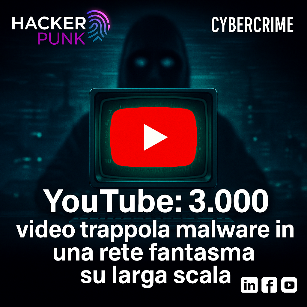YouTube: una "Ghost Network" su larga scala
