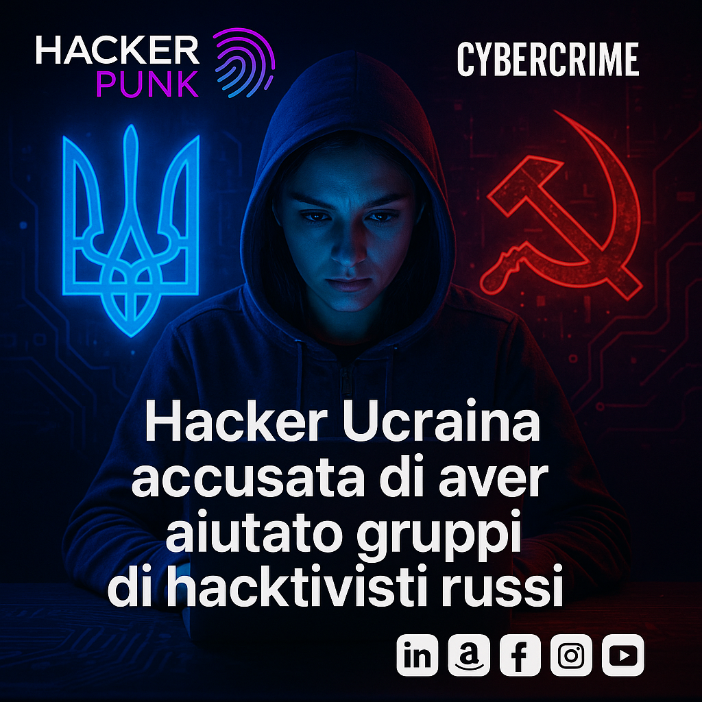 Hacker ucraina accusata di aver aiutato gruppi di hacktivisti russi